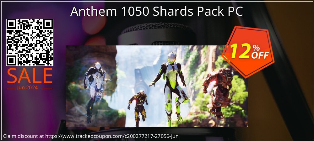 Anthem 1050 Shards Pack PC coupon on 	National Kissing Day discounts