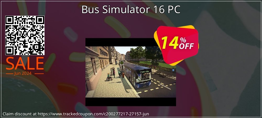Bus Simulator 16 PC coupon on World Bicycle Day sales