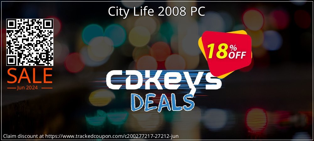City Life 2008 PC coupon on 	National Kissing Day deals