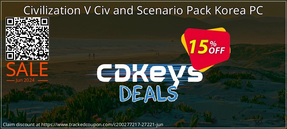 Civilization V Civ and Scenario Pack Korea PC coupon on Egg Day deals