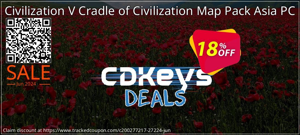 Civilization V Cradle of Civilization Map Pack Asia PC coupon on World Oceans Day offering discount