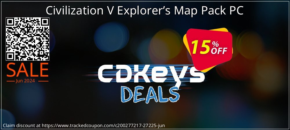 Civilization V Explorer’s Map Pack PC coupon on 	National Kissing Day offering sales