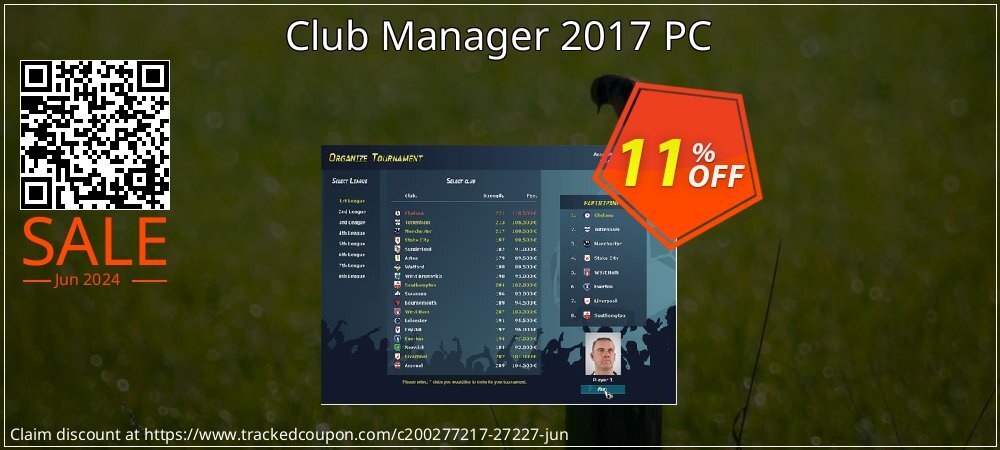Club Manager 2017 PC coupon on Hug Holiday discounts