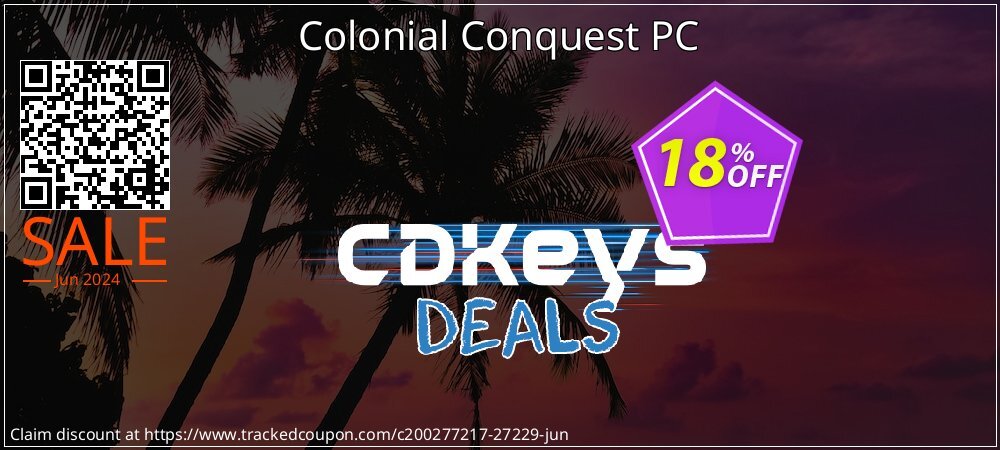 Colonial Conquest PC coupon on Summer sales