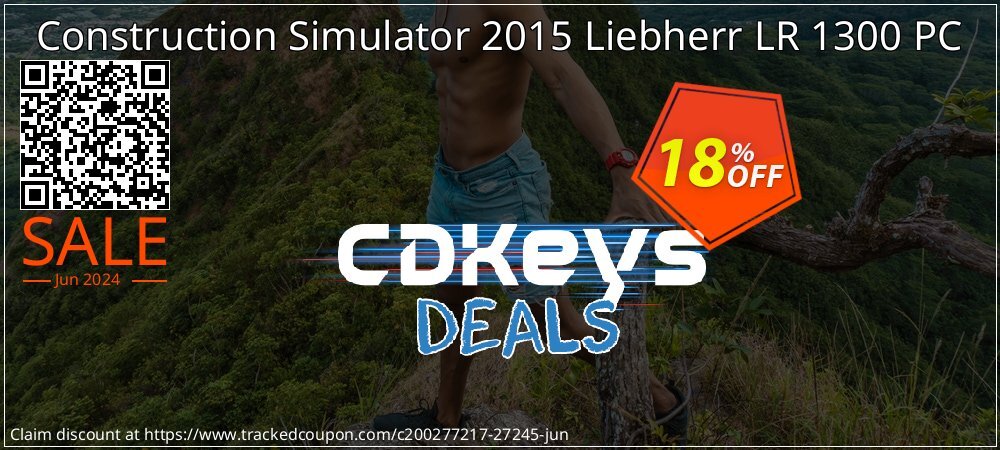 Construction Simulator 2015 Liebherr LR 1300 PC coupon on World Bicycle Day discounts