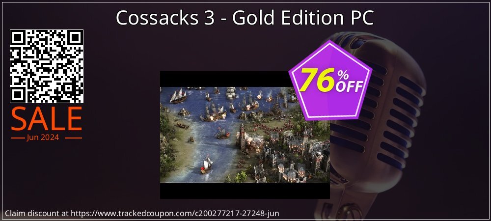Cossacks 3 - Gold Edition PC coupon on World Bicycle Day deals