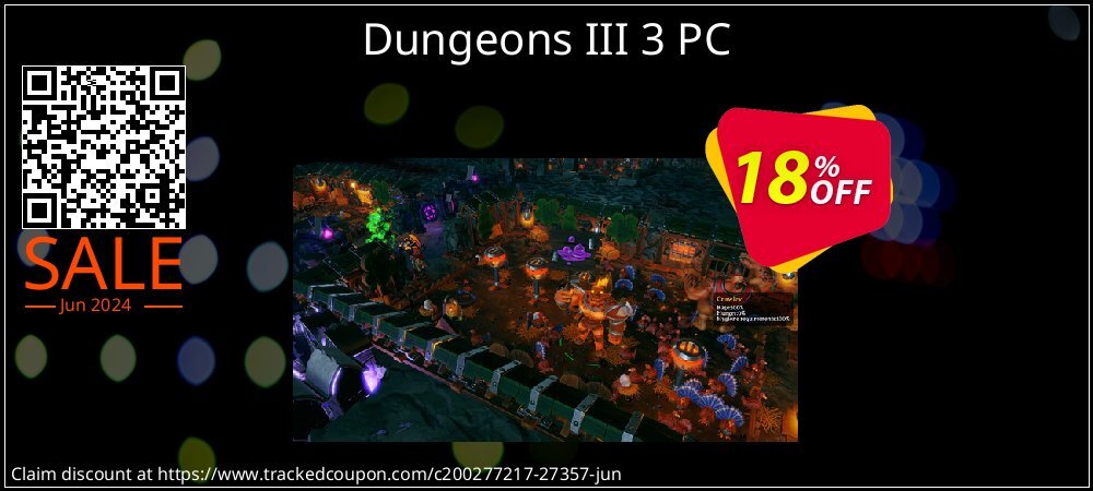 Dungeons III 3 PC coupon on Hug Holiday offer