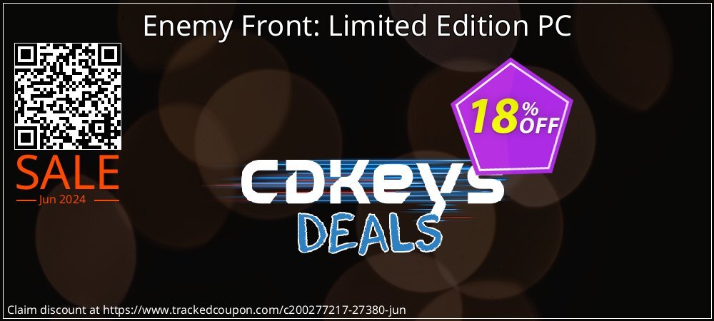 Enemy Front: Limited Edition PC coupon on World Oceans Day discounts