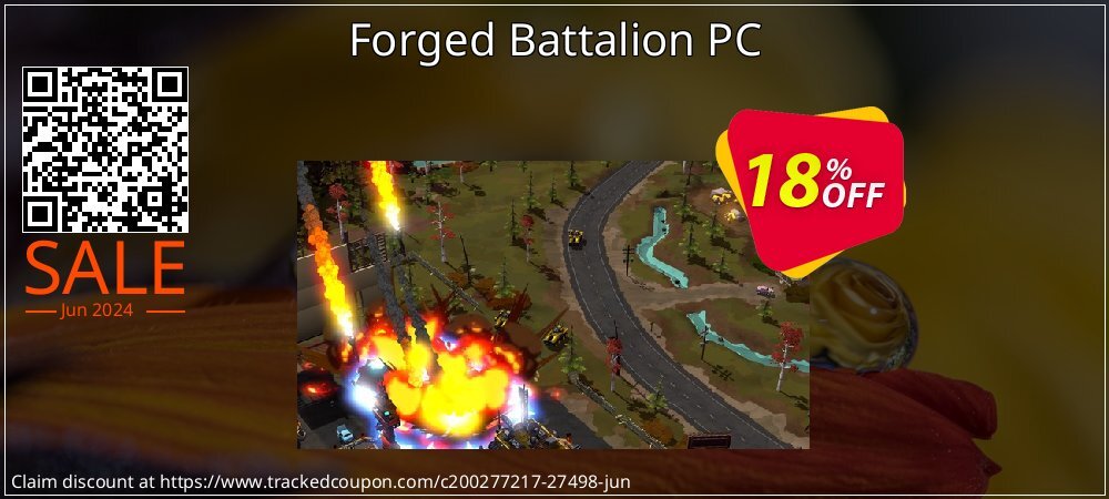 Forged Battalion PC coupon on 	National Kissing Day promotions