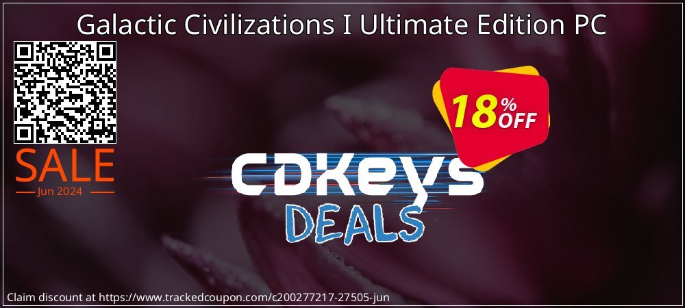 Galactic Civilizations I Ultimate Edition PC coupon on World Bicycle Day super sale