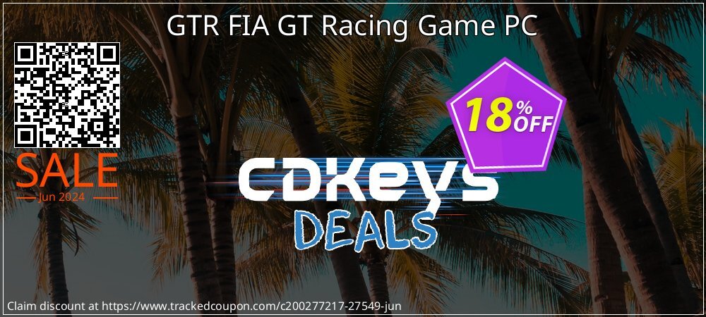 GTR FIA GT Racing Game PC coupon on World Oceans Day offering sales