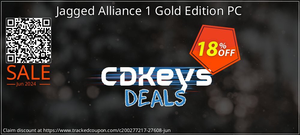 Jagged Alliance 1 Gold Edition PC coupon on National Cheese Day deals