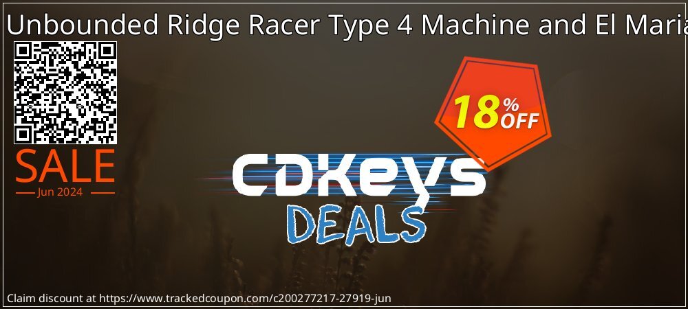 Ridge Racer Unbounded Ridge Racer Type 4 Machine and El Mariachi Pack PC coupon on Father's Day super sale
