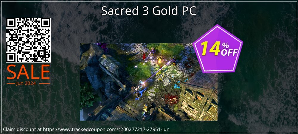 Sacred 3 Gold PC coupon on Social Media Day offer