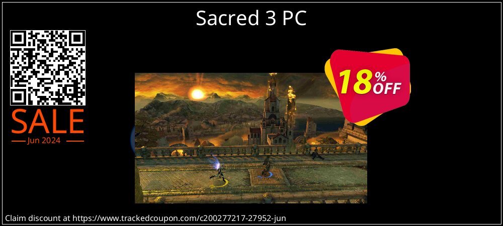 Sacred 3 PC coupon on World Oceans Day discount