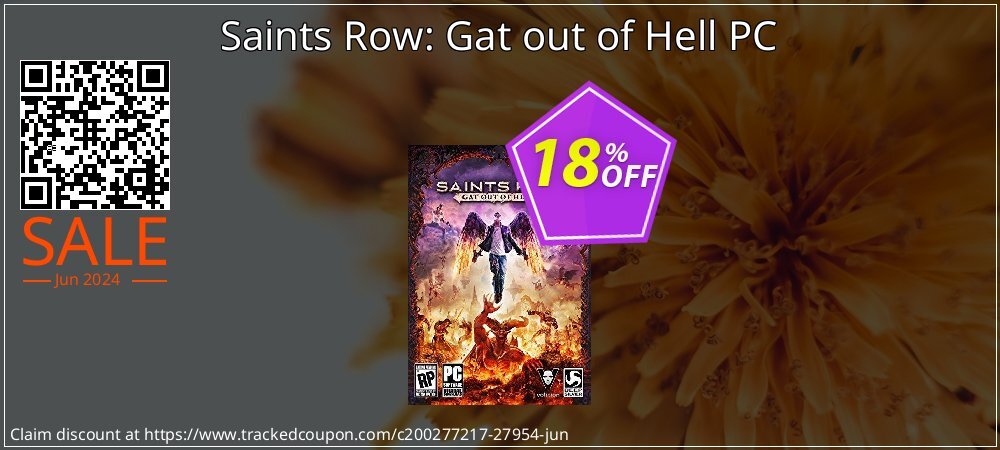 Saints Row: Gat out of Hell PC coupon on World Day of Music offering sales