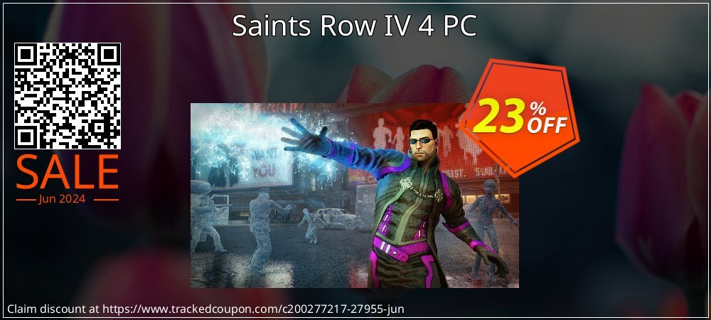 Saints Row IV 4 PC coupon on Hug Holiday super sale