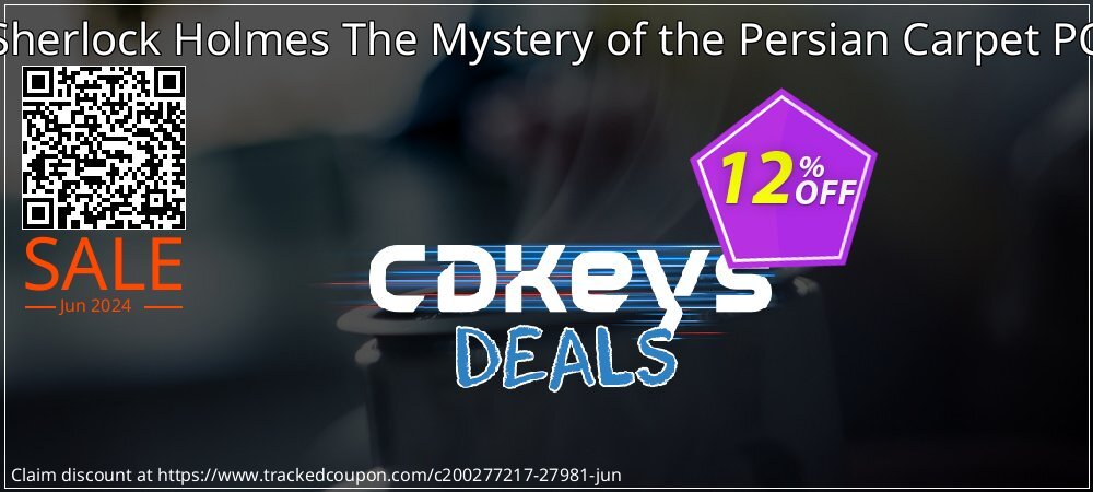 Sherlock Holmes The Mystery of the Persian Carpet PC coupon on Hug Holiday offering sales
