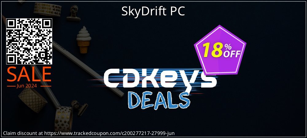 SkyDrift PC coupon on World Bicycle Day offering sales