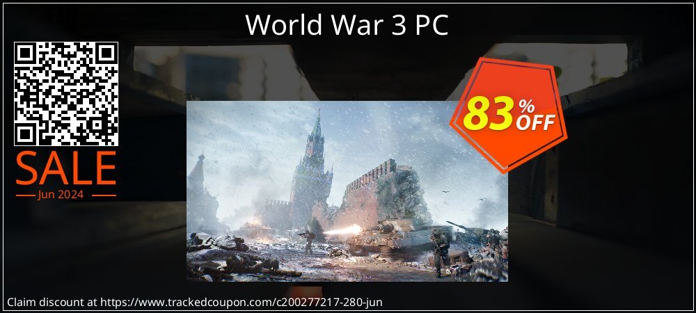 World War 3 PC coupon on National Cheese Day super sale