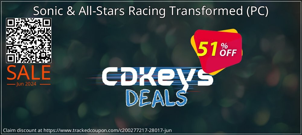 Sonic & All-Stars Racing Transformed - PC  coupon on World Oceans Day offering sales