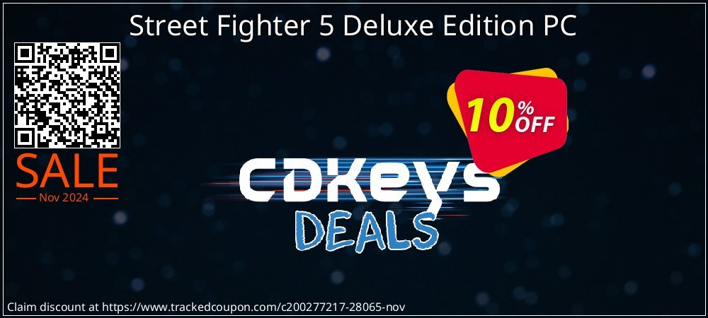 Street Fighter 5 Deluxe Edition PC coupon on Melbourne Cup Day offering discount