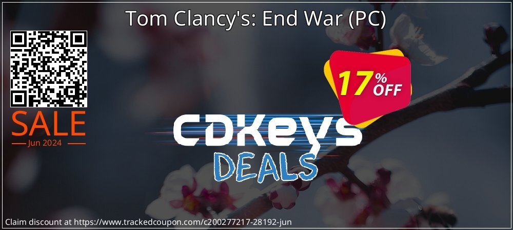 Tom Clancy's: End War - PC  coupon on Father's Day sales