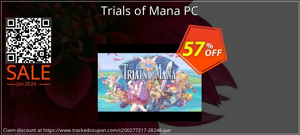 Trials of Mana PC coupon on World Bicycle Day sales