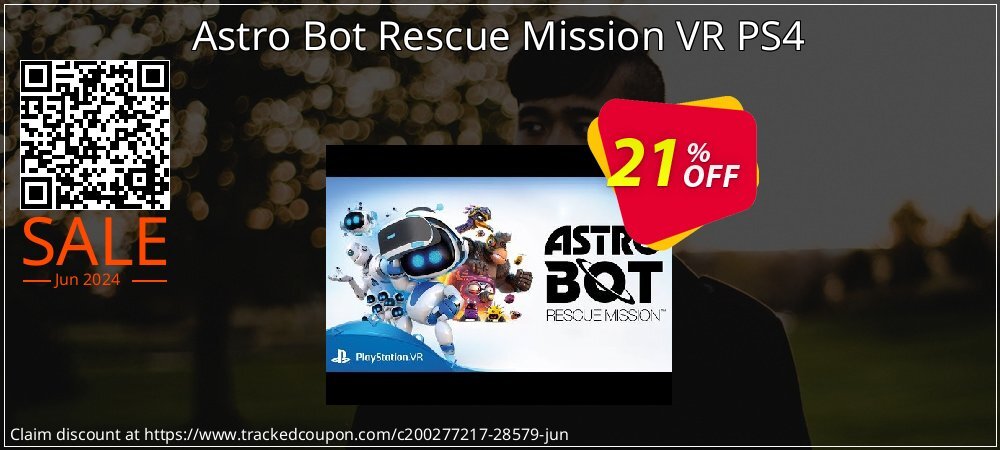 Astro Bot Rescue Mission VR PS4 coupon on Parents' Day deals