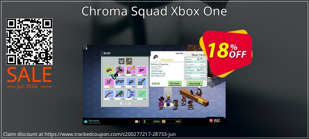 Chroma Squad Xbox One coupon on 	National Kissing Day deals