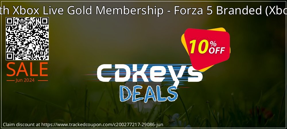 12 + 1 Month Xbox Live Gold Membership - Forza 5 Branded - Xbox One/360  coupon on Parents' Day offering discount
