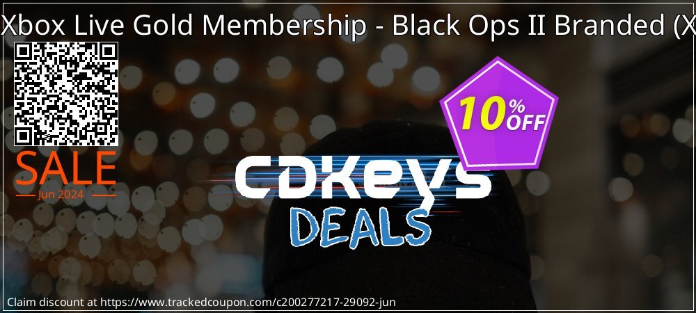 12 + 1 Month Xbox Live Gold Membership - Black Ops II Branded - Xbox One/360  coupon on World UFO Day deals
