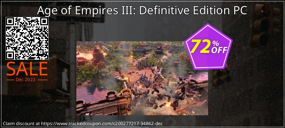 Age of Empires III: Definitive Edition PC coupon on National Cheese Day deals
