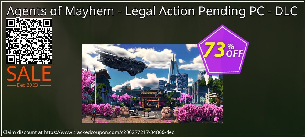 Agents of Mayhem - Legal Action Pending PC - DLC coupon on Video Game Day super sale