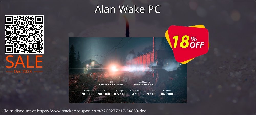 Alan Wake PC coupon on 	National Kissing Day promotions