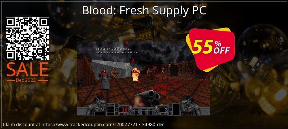 Blood: Fresh Supply PC coupon on National French Fry Day discount