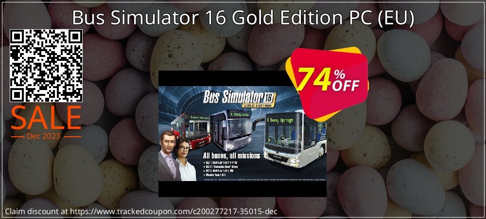 Bus Simulator 16 Gold Edition PC - EU  coupon on Camera Day deals