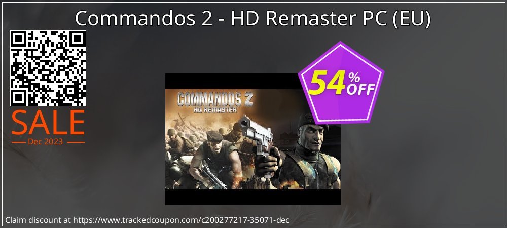 Commandos 2 - HD Remaster PC - EU  coupon on National French Fry Day offering discount