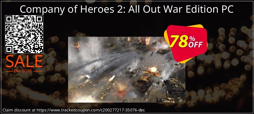 Company of Heroes 2: All Out War Edition PC coupon on World Oceans Day promotions