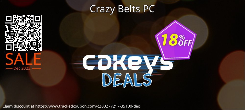 Crazy Belts PC coupon on World Bicycle Day offering sales