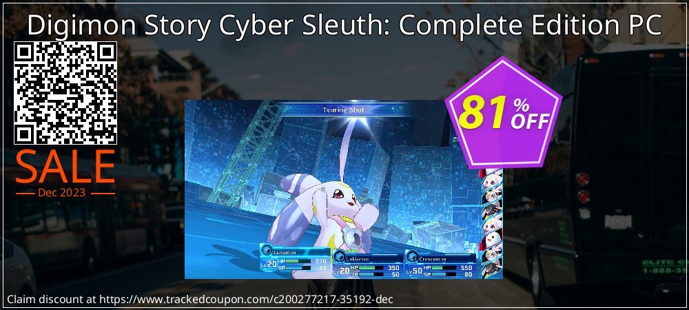 Digimon Story Cyber Sleuth: Complete Edition PC coupon on Social Media Day discounts
