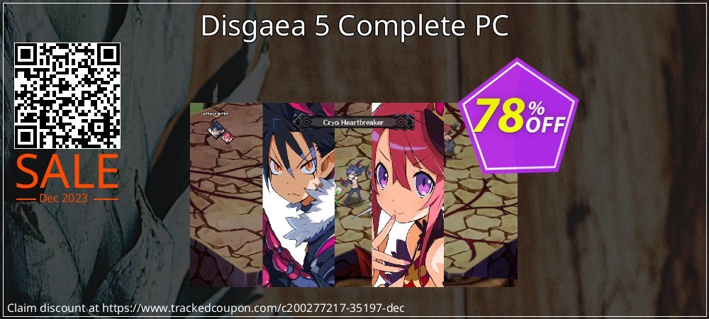 Disgaea 5 Complete PC coupon on Camera Day discount