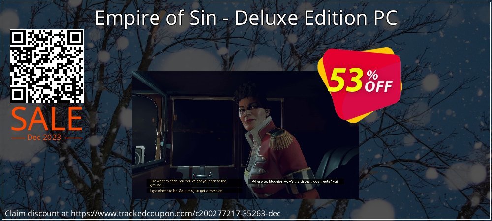 Empire of Sin - Deluxe Edition PC coupon on Summer super sale
