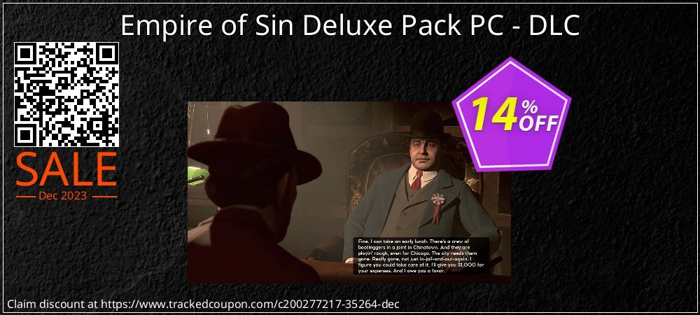 Empire of Sin Deluxe Pack PC - DLC coupon on Father's Day discounts