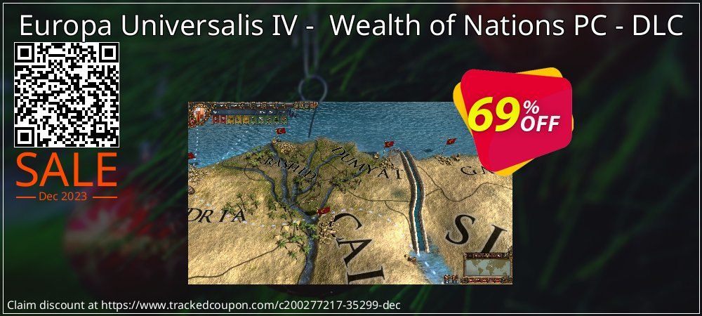 Europa Universalis IV -  Wealth of Nations PC - DLC coupon on World Day of Music super sale