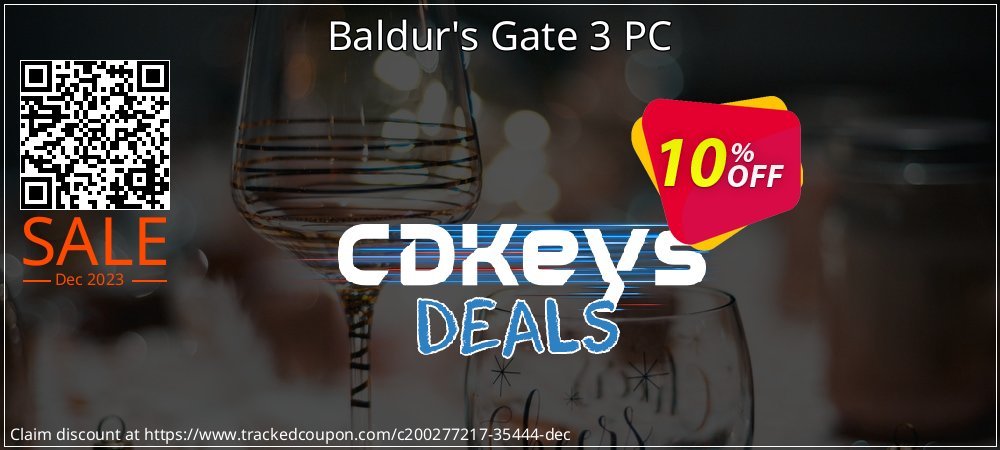 Baldur's Gate 3 PC coupon on Camera Day discounts