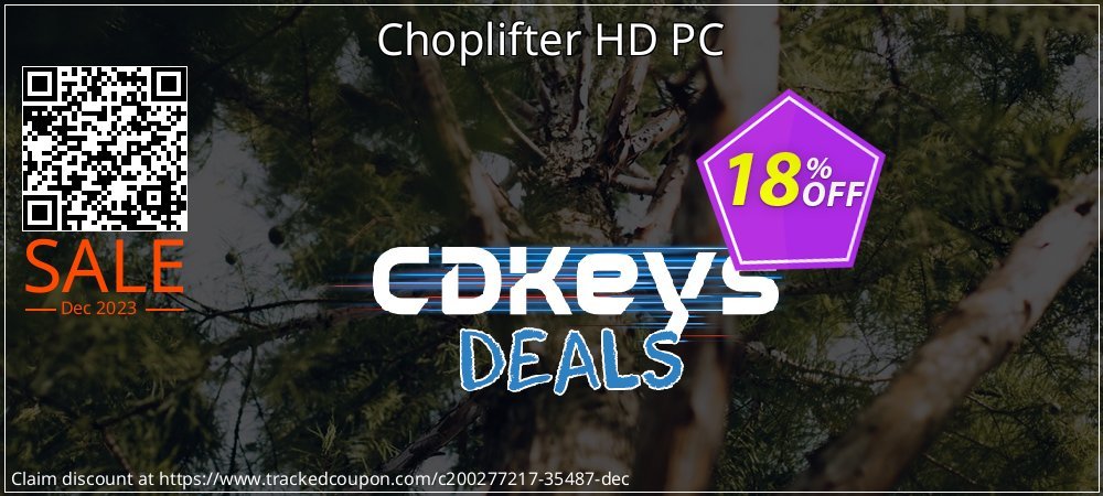Choplifter HD PC coupon on National French Fry Day super sale
