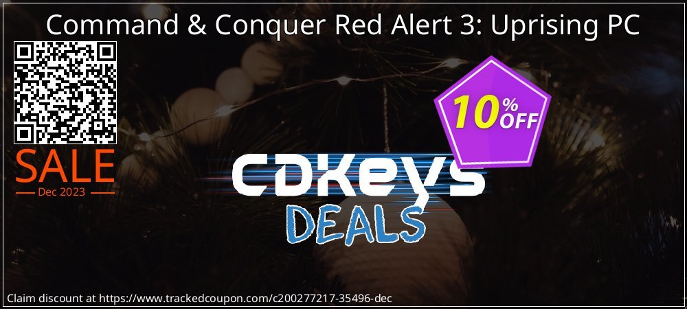 Command & Conquer Red Alert 3: Uprising PC coupon on Camera Day offering sales