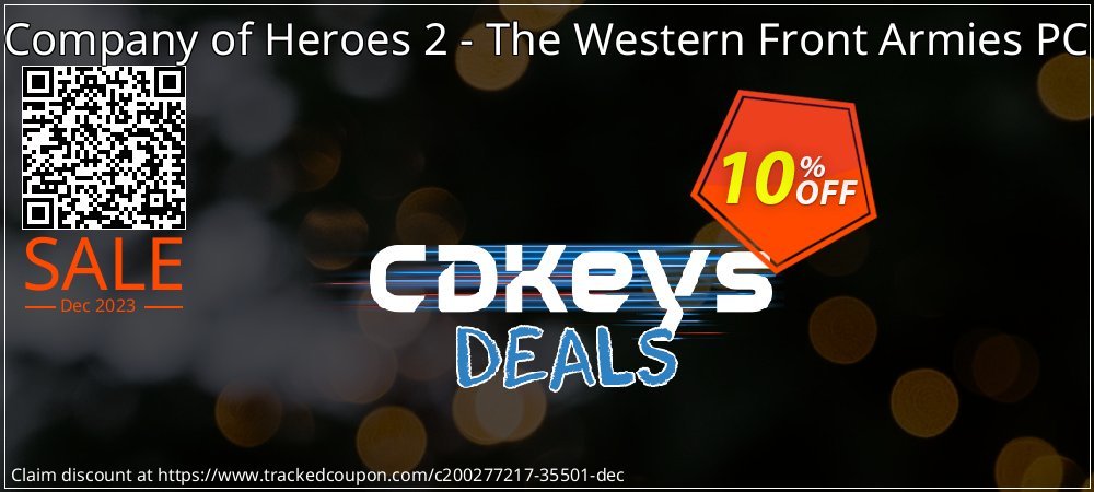 Company of Heroes 2 - The Western Front Armies PC coupon on World Milk Day deals