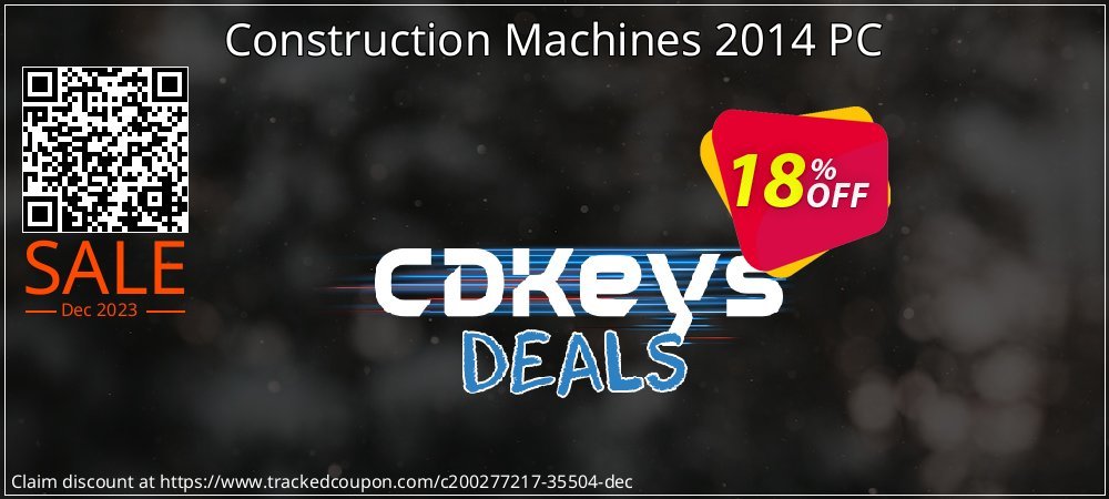 Construction Machines 2014 PC coupon on Social Media Day offering discount